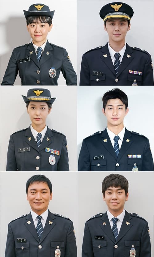 tvN新剧《抓住幽灵》 公开演员们帅气警服造型